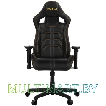 Кресло компьютерное Gamdias Ulisses MF1 (черный/желтый)